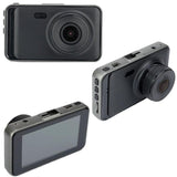 1080P Hd Dual-Lens Driving Recorder With Motion Detection - 3 Inch - Top-Down View