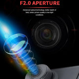 1080P Hd Dual-Lens Driving Recorder With Motion Detection - 3 Inch - 45-Degree Angle