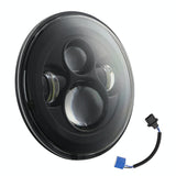 7 Inch H4 / H13 Dc 9V - 30V 4000Lm 6000K 40W 7 Inch Car Round Shape Led Headlight Lamps For Jeep Wrangler - Front View
