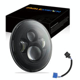 7 Inch H4 / H13 Dc 9V - 30V 4000Lm 6000K 40W 7 Inch Car Round Shape Led Headlight Lamps For Jeep Wrangler - Rear View