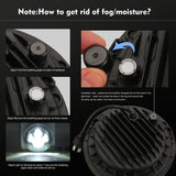 7 Inch H4 / H13 Dc 9V - 30V 4000Lm 6000K 40W 7 Inch Car Round Shape Led Headlight Lamps For Jeep Wrangler - Close-Up Angle