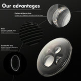 7 Inch H4 / H13 Dc 9V - 30V 4000Lm 6000K 40W 7 Inch Car Round Shape Led Headlight Lamps For Jeep Wrangler - Extra Image