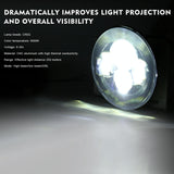 7 Inch H4 / H13 Dc 9V - 30V 4000Lm 6000K 40W 7 Inch Car Round Shape Led Headlight Lamps For Jeep Wrangler - Extra Image