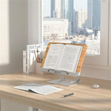 Adjustable Laptop Stand for Reading - Aluminum Alloy - Top-Down View