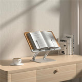 Adjustable Laptop Stand for Reading - Aluminum Alloy - Close-Up Angle