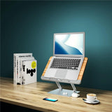 Adjustable Laptop Stand for Reading - Aluminum Alloy - Low Angle