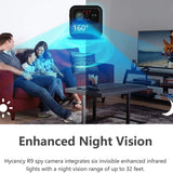 Portable Wifi Camera With Remote Monitoring And Night Vision - Top-Down View