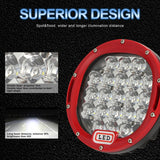 20W 7 Inch Car Round Spotlight Work Light - Rear View