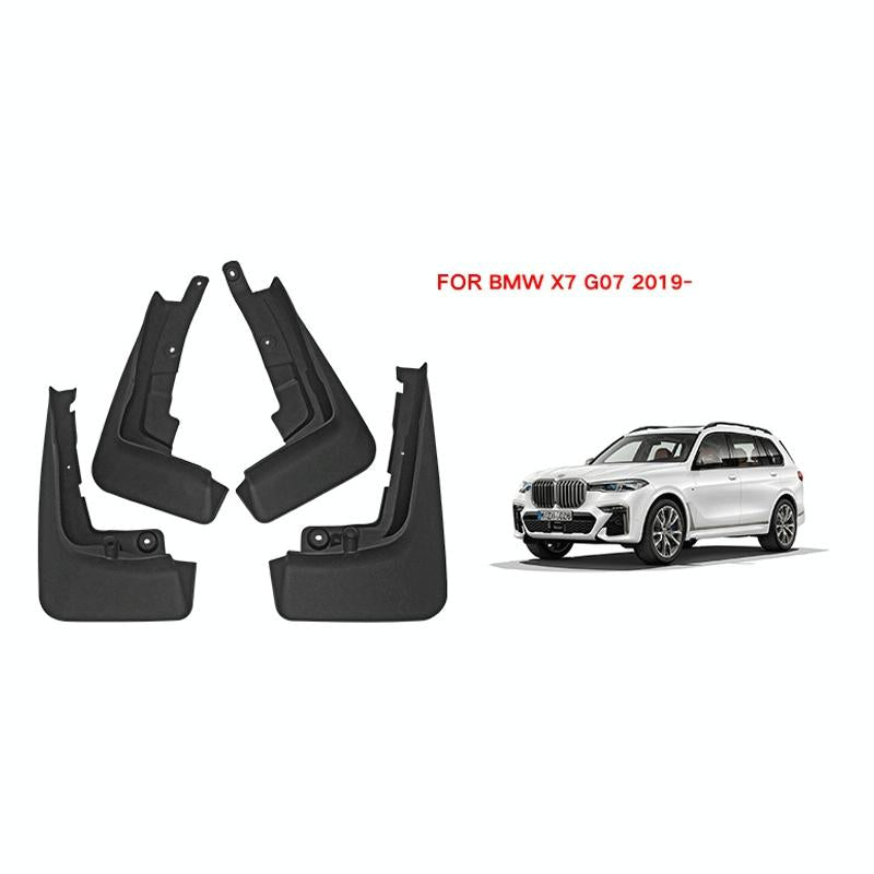 For Bmw X7 2019-2023 4Pcs / Set Car Auto Soft Plastic Splash Flaps Fender Guard Without Pedals