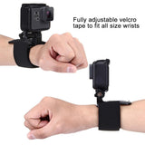 Universal Adjustable Action Camera Mount - Strap Length 28.5cm - Low Angle