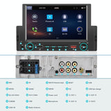 6.2 Inch Single Butt Carplay Car Monitor - Universal Wired Mp5 Player - Standard + Ahd Camera - Close-Up Angle