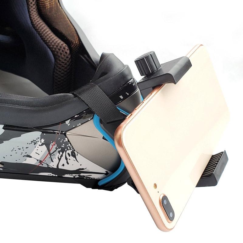 Motorcycle Helmet Mount for Action Camera and Phone