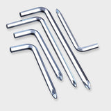 10-Piece Scooter Repair Tool Set With Hex Wrench And Cross Bit - Side View