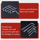 10-Piece Scooter Repair Tool Set With Hex Wrench And Cross Bit - Close-Up Angle