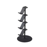 Desktop Gamepad and Headphone Storage Rack - 4 Floors - Front View