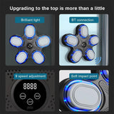 Bluetooth Music Boxing Machine With Adult Gloves - Reaction Training - With Mma Gloves - Rear View