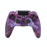 Starry Sky Purple Wireless Ps4 Game Controller - Front View