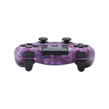 Starry Sky Purple Wireless Ps4 Game Controller - Rear View