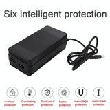 Electric Scooter Charger For 36V Lithium Battery - 42V 4A Fan Type - Side View