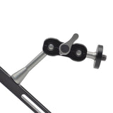 Yj Magic Arm Bracket Mount With 1 / 4 Inch Ball Head - Red - Rear View