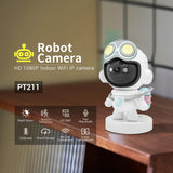 2Mp Wifi Camera With Motion Detection Tracking Sound Alarm Cloud Storage Two-Way Audio Night Vision - 45-Degree Angle