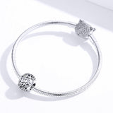 925 Sterling Silver Diy Birthstone Bracelet & Necklace Set April Style - April - 45-Degree Angle