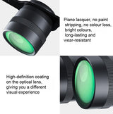 10x Hd Adjustable Focus Fishing Binoculars with Red Polarized Lens - 45-Degree Angle