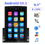 9.7 Inch Vertical Screen Android Car Mp5 Player With Hd 2.5D Glass Navigation And 12-Light Camera - Side View