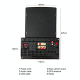 9.7 Inch Vertical Screen Android Car Mp5 Player With Hd 2.5D Glass Navigation And 12-Light Camera