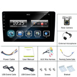 7 Inch Carplay Mp5 Player + 12 Light Camera - C7001 - Side View