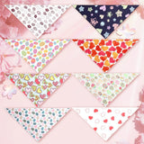 Cute Pet Triangle Towel Bib Cartoon Cats And Dogs Drool Towel Scarf - 04 - Close-Up Angle
