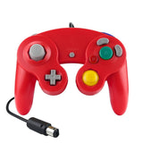 2-pack Wired Vibrating Game Controller for Nintendo Ngc / Wii - Red - Front View