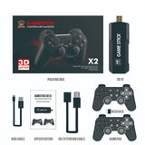 Wireless 4K Tv Game Console With 40K Games 128G Storage - Side View