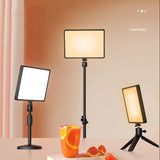 10 Three-colour Temperature Flat-panel Live Fill Light with 0.5m Bracket - Side View