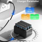 Camera Accessories Charging Seat - Battery Charger - Top-Down View