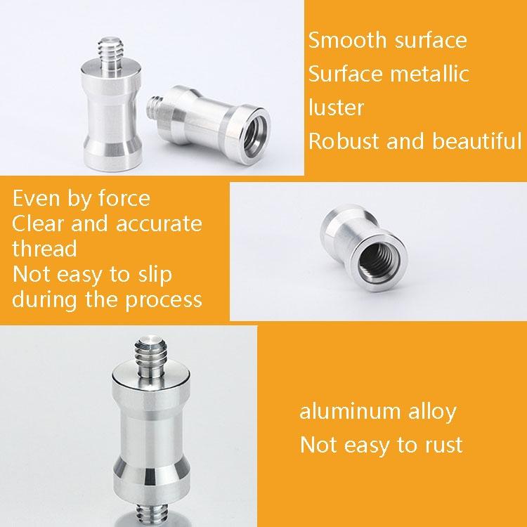10-Pack 1 / 4 Male To Male Screw Adapters