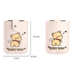 Large Capacity Pull Out Card Holder Pink - Colored