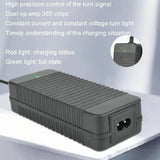 Smart 42v 2a T-head Charger for 36v Lithium Scooter Battery - Front View