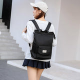 Waterproof Usb Laptop Backpack - Large Size - Front View