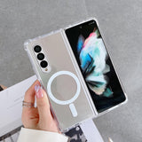 For Samsung Galaxy Z Fold4 5G Shockproof Magnetic Case - Slim & Durable - Side View
