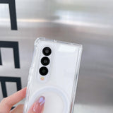 For Samsung Galaxy Z Fold4 5G Shockproof Magnetic Case - Slim & Durable - Top-Down View