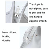 Dyson Hair Dryer Storage Package with Protective Cover - Silver - 45-Degree Angle