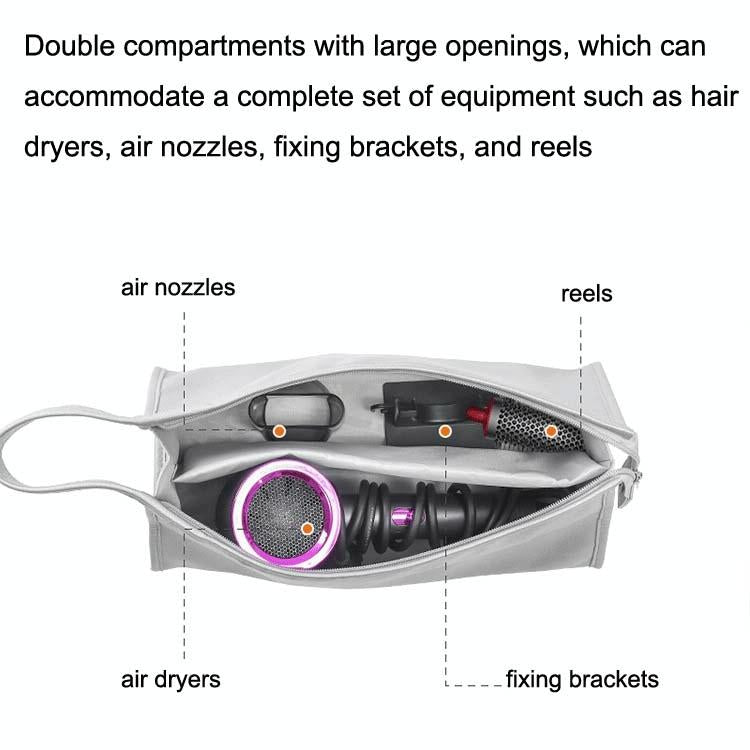 Dyson Hair Dryer Storage Package with Protective Cover - Silver