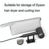 Dyson Hair Dryer Storage Package with Protective Cover - Silver - Close-Up Angle