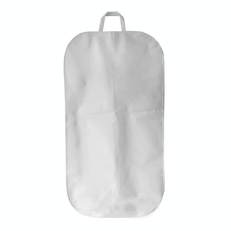 Black Non Woven Coat Suit Dust Bag 60X100Cm - White 60X120Cm