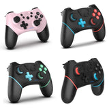 Wireless Gamepad for Switch Pro - Red - Side View