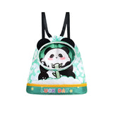 Kids' Cartoon Swim Bag Waterproof Dry / Wet Portable - Small Panda - Front View