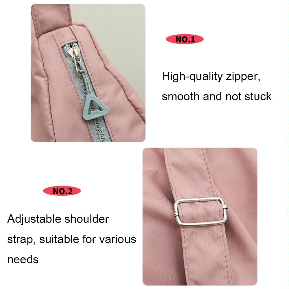 Swim Bag with Shoe Compartment - Beige Dry / Wet Separation - Pink