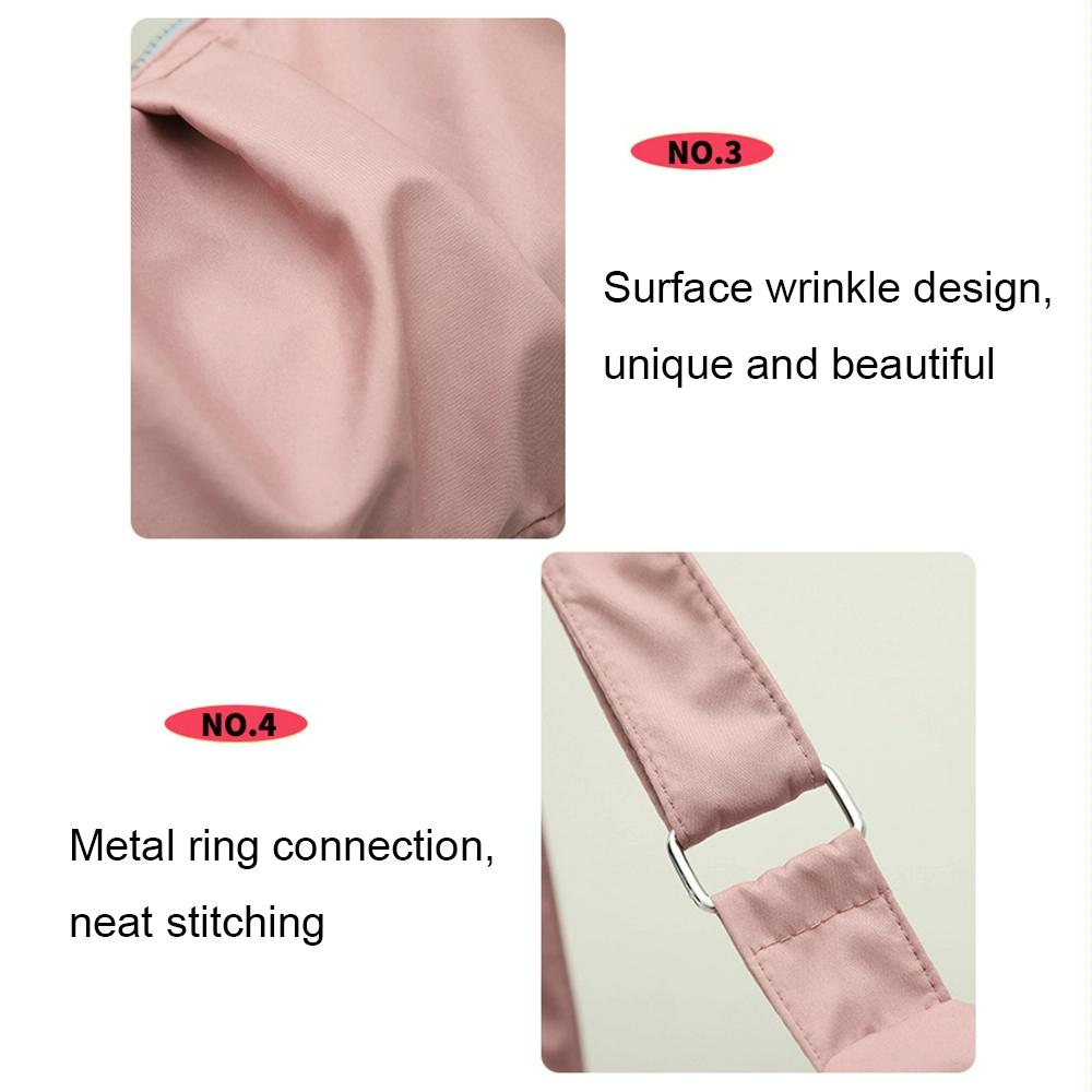 Swim Bag with Shoe Compartment - Beige Dry / Wet Separation - Pink