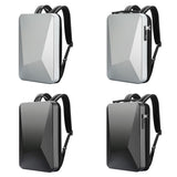 Waterproof Expandable Backpack with Usb Charging - Black Password Protected